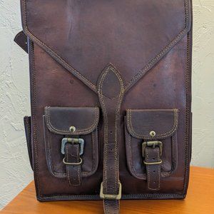 Genuine Leather Backpack